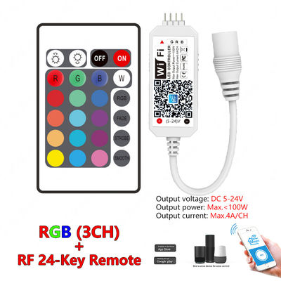 Мини музыка приведенная голоса приложения дистанционного управления Rgb Rgbw цвета Wifi умного регулятора одиночная для умного дома