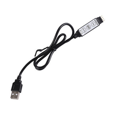 USB 5V привел ключ в действие регулятора 3 СИД мини для света прокладки цвета СИД RGB