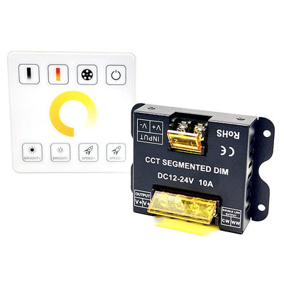 касание Rf двойной цветовой температуры DC 12V 24V затемнителя регулятора СИД 10A полное