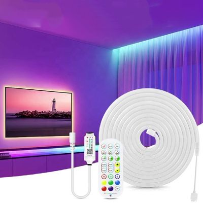 Свет прокладки 10ft СИД RGB управлением ПРИЛОЖЕНИЯ Bluetooth неоновый с 16 миллионов затемнителем цветов DIY