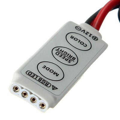 DC 5-24V LED мини-контроллер 3 канала для RGB светодиодных полос