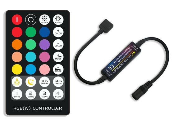 Малый размер LED мини-контроллер Rf беспроводное дистанционное управление Rgb световой полосы цветообменный контроллер