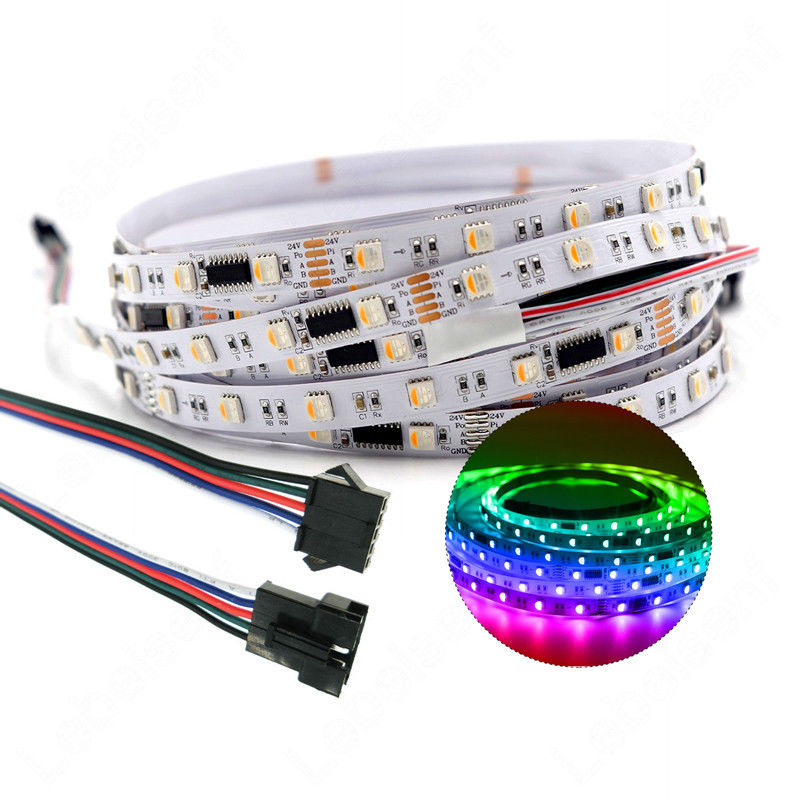 Строка 5050 Rgbw Rgbww 4 света прокладки пиксела СИД Dmx512 двойная в 1 полном цвете Programmable