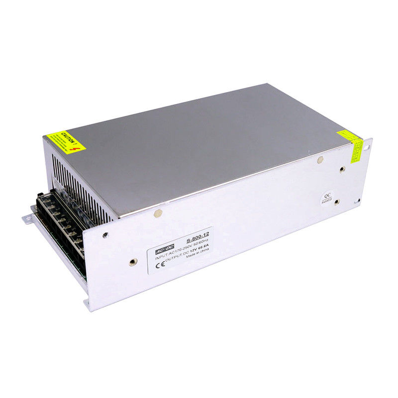 Алюминиевое электропитание 800W случая 12V переключая с AC вентилятора 220V к DC 12V