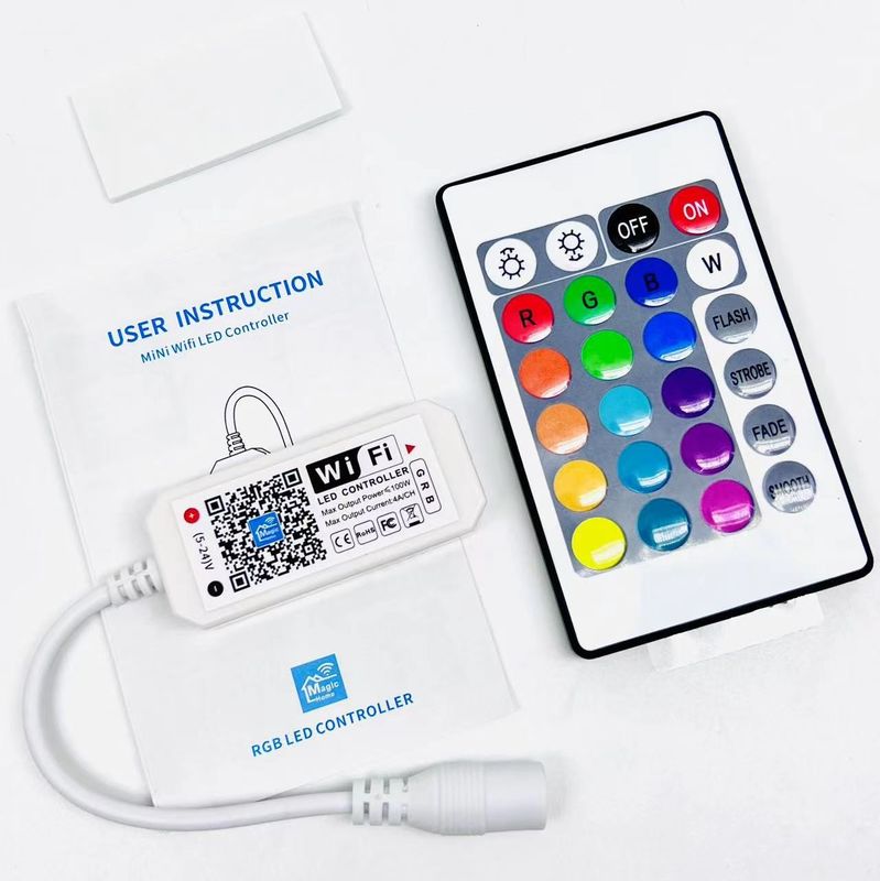 Rf 24 Key Wifi 3 каналов RGB LED контроллер 16 миллионов цветов Buletooth для светового ленты